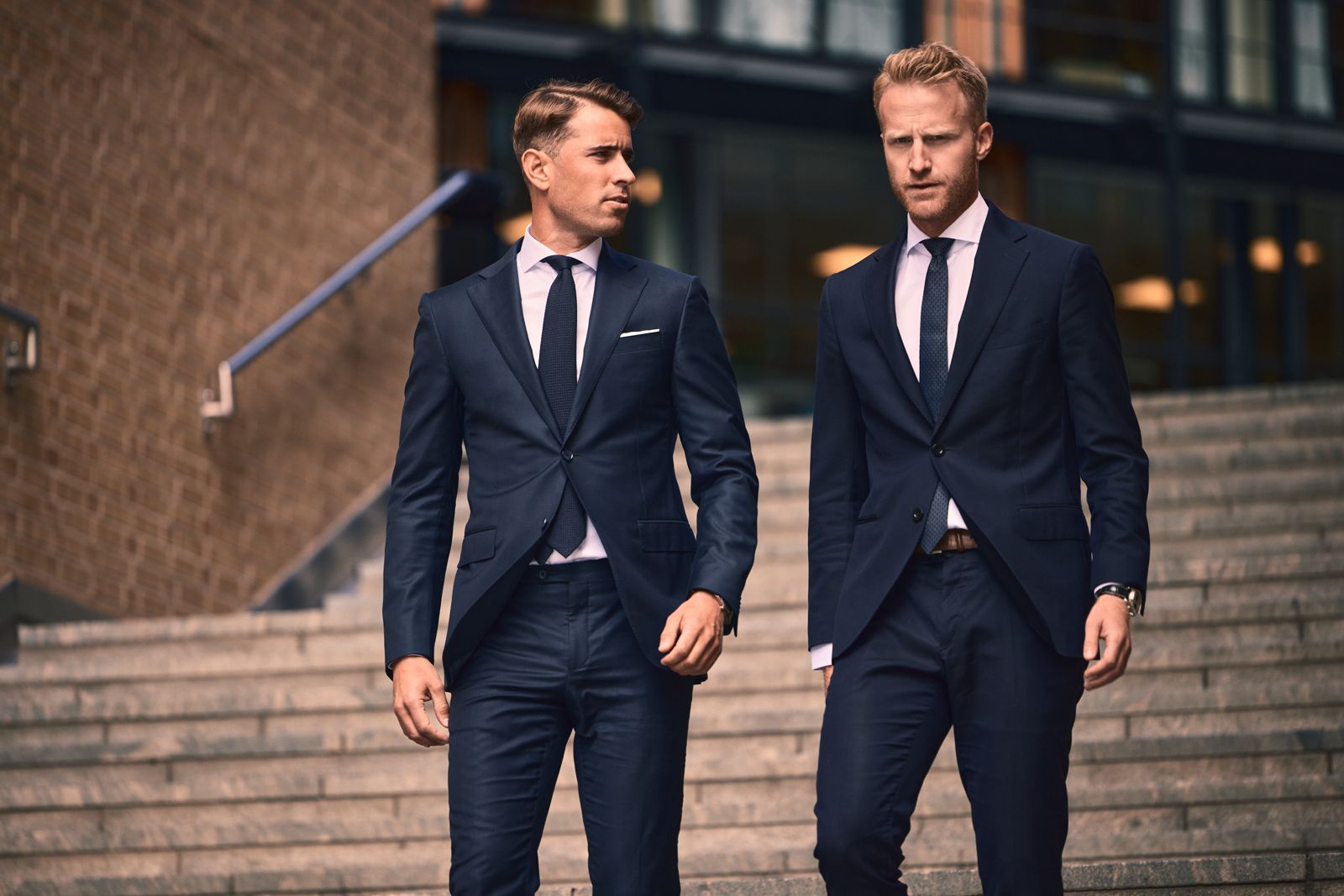 Alexander Greaker (til venstre) og Daniel Storrvik, partnerne i Greaker × Storrvik Advokatfirma
